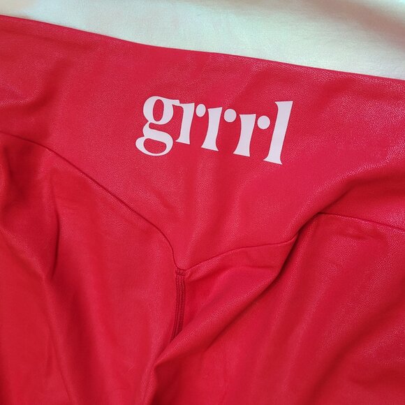 Grrrl Clothing‎ Bike shorts, Intergalactic Shiny Red size Heidi - Picture 4 of 7